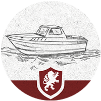 vintage boat icon